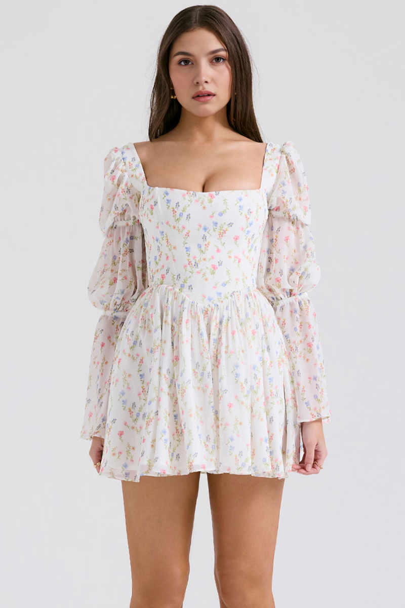 Vestido Manga Longa Iris